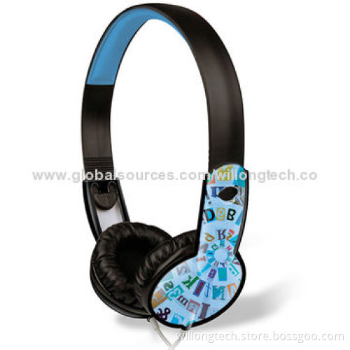Exquisite and Fashionable Design Headphones, Comfortable to Wear, 20mW Rated Power